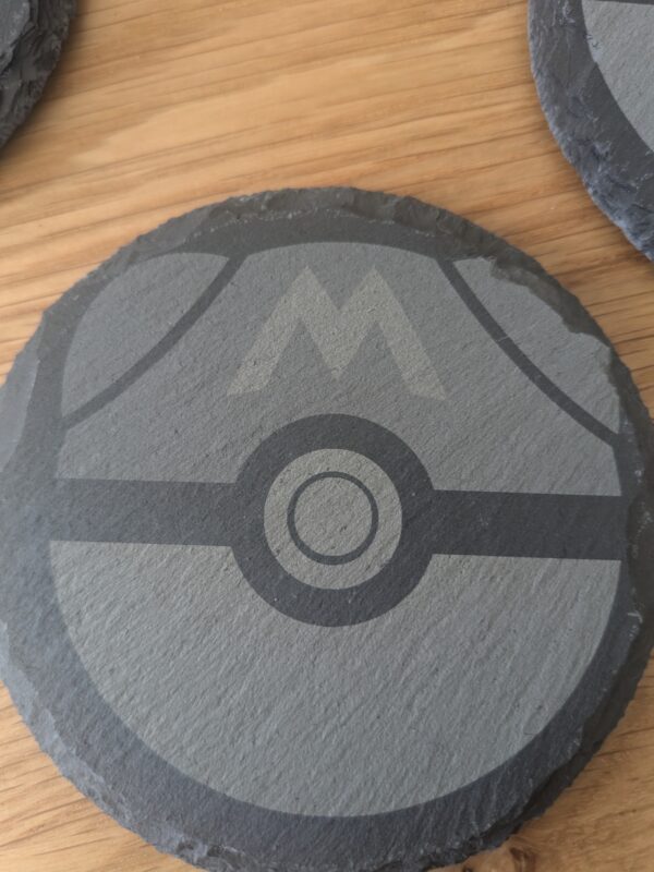 Pokeball Slate Coaster Collection - Image 3
