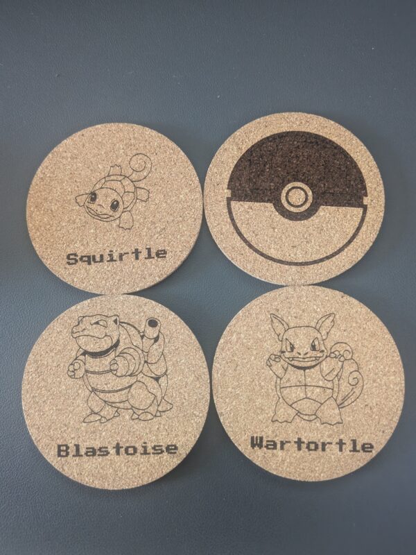 Squirtle Evolution Set in Cork