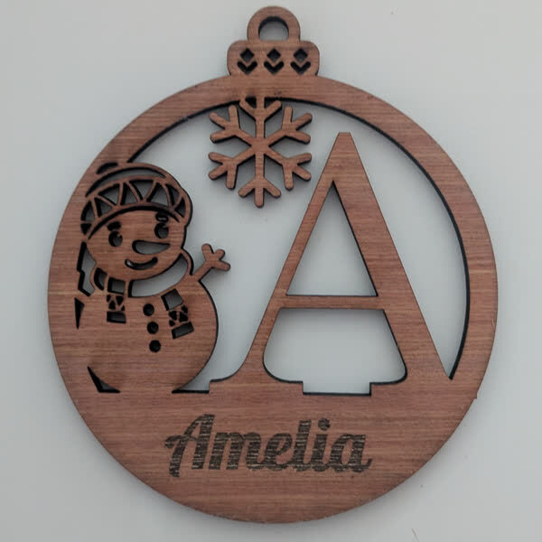 A Bauble Custom Engraved