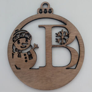 B Bauble Custom Engraved