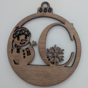 C Bauble Custom Engraved