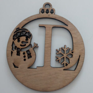 D Bauble Custom Engraved