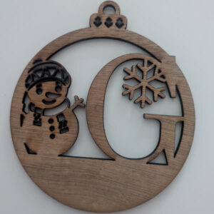 G Bauble Custom Engraved