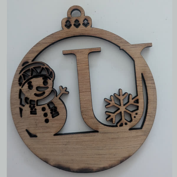 U Bauble Custom Engraved