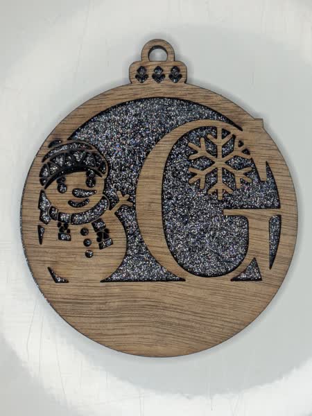 G Bauble Custom Engraved - Image 2