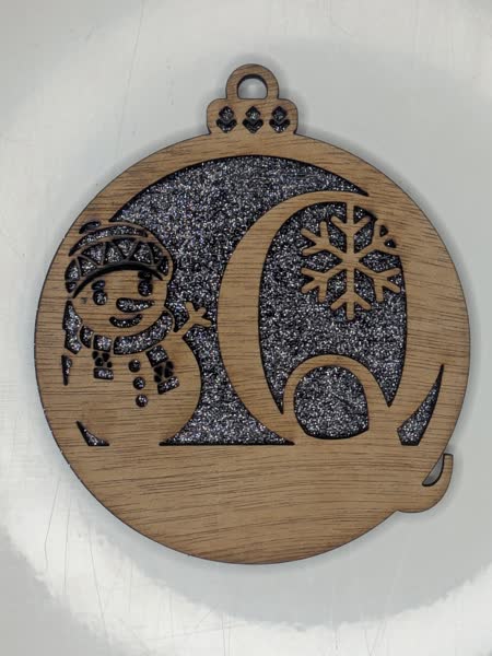 Q Bauble Custom Engraved - Image 3