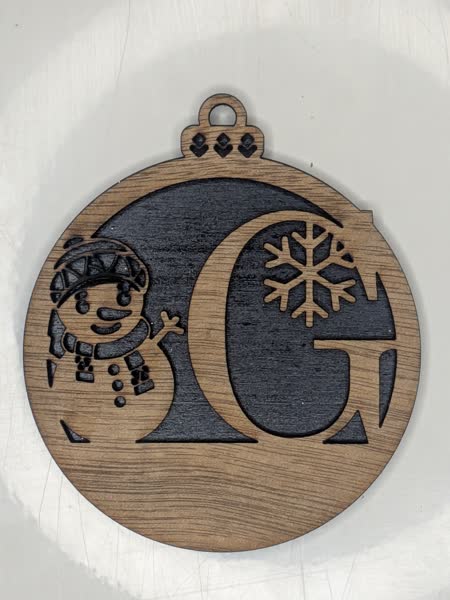 G Bauble Custom Engraved - Image 3