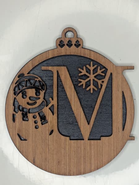 M Bauble Custom Engraved - Image 2