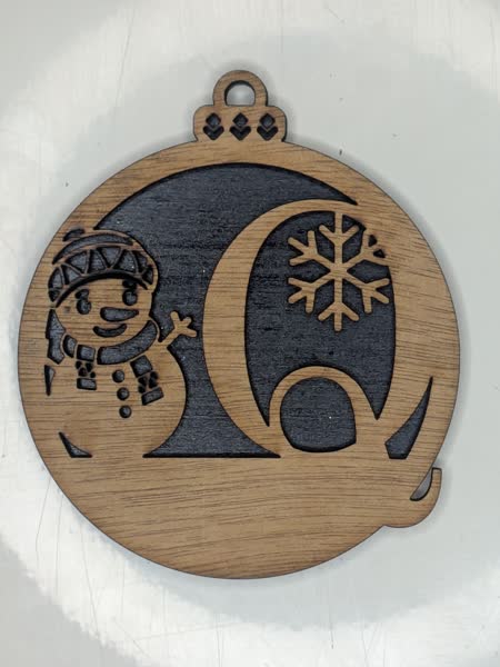 Q Bauble Custom Engraved - Image 2