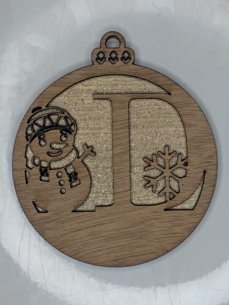 D Bauble Custom Engraved - Image 5