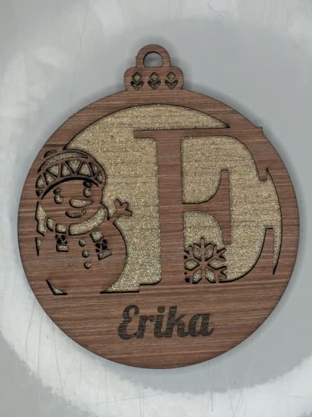 E Bauble Custom Engraved - Image 8