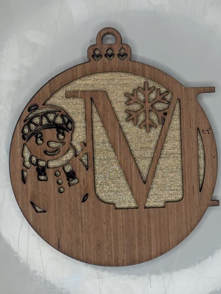 M Bauble Custom Engraved - Image 5