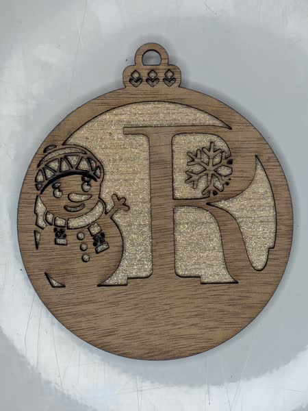 R Bauble Custom Engraved - Image 5