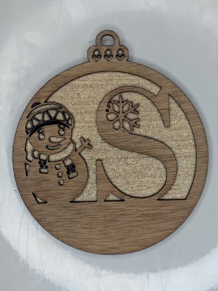 S Bauble Custom Engraved - Image 5