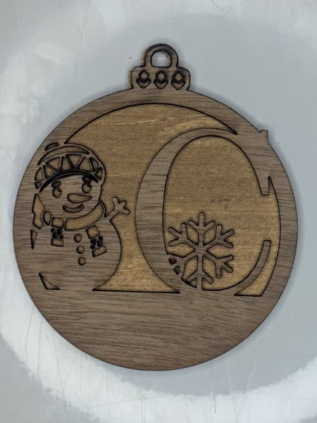 C Bauble Custom Engraved - Image 4