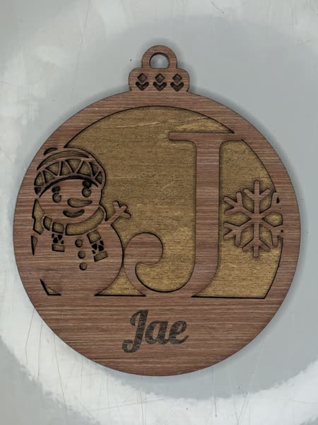 J Bauble Custom Engraved - Image 4