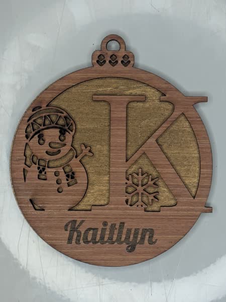 K Bauble Custom Engraved - Image 4