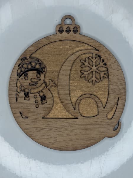 Q Bauble Custom Engraved - Image 4