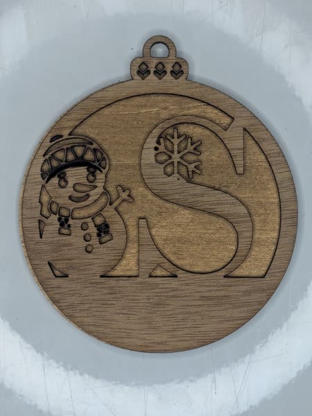 S Bauble Custom Engraved - Image 4