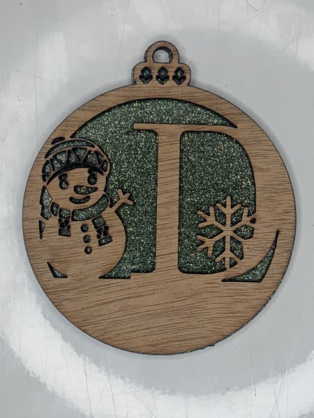 D Bauble Custom Engraved - Image 7