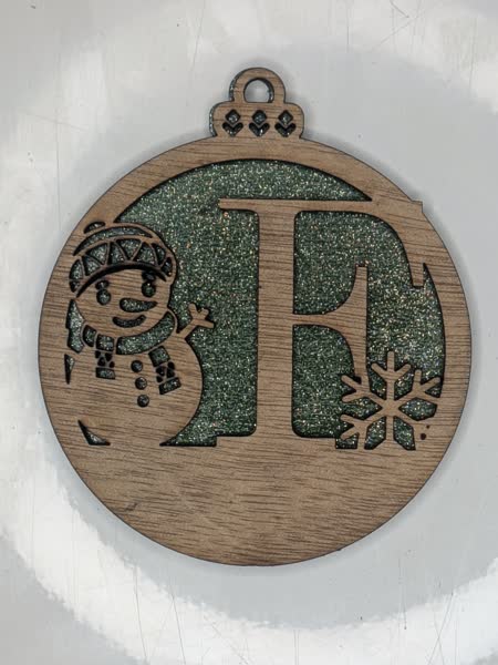 F Bauble Custom Engraved - Image 7