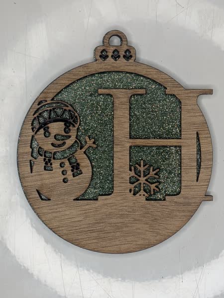 H Bauble Custom Engraved - Image 8