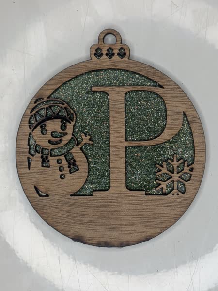 P Bauble Custom Engraved - Image 7