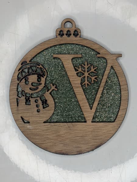 V Bauble Custom Engraved - Image 7