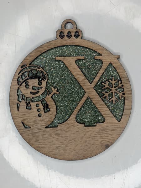 X Bauble Custom Engraved - Image 7