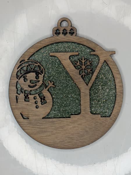 Y Bauble Custom Engraved - Image 7