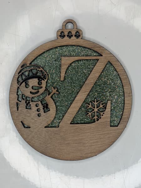 Z Bauble Custom Engraved - Image 6
