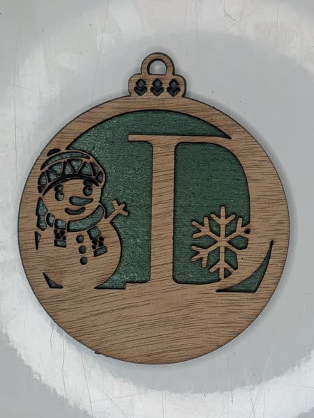 D Bauble Custom Engraved - Image 6