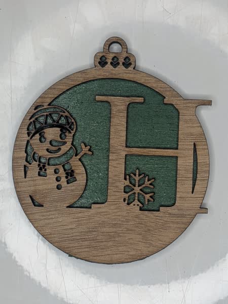 H Bauble Custom Engraved - Image 7