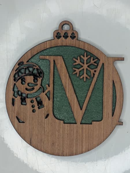 M Bauble Custom Engraved - Image 6