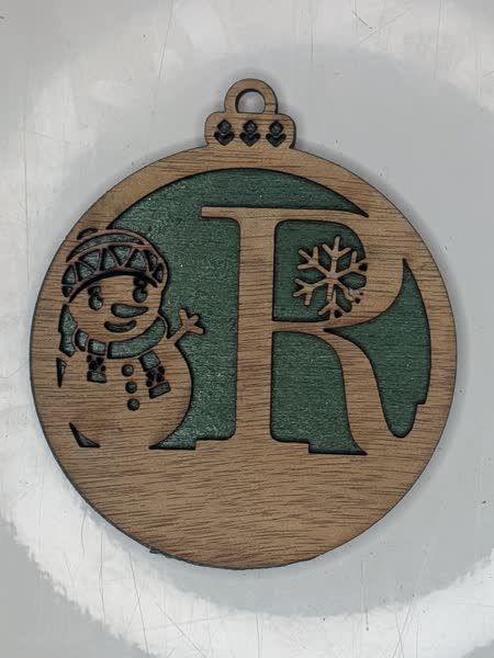 R Bauble Custom Engraved - Image 6