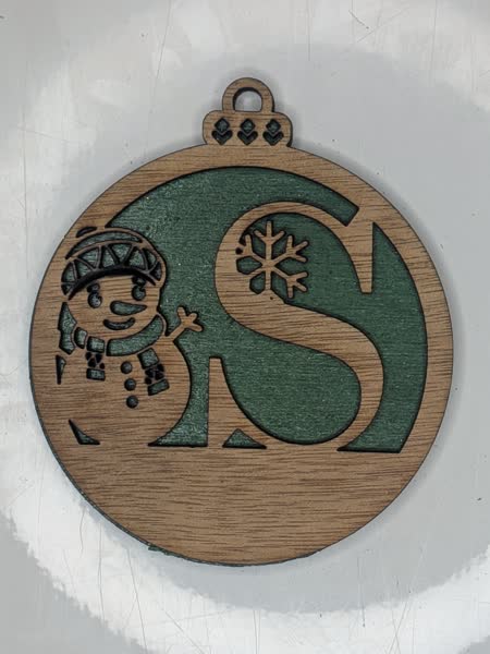 S Bauble Custom Engraved - Image 6