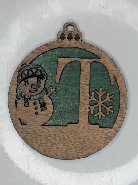 T Bauble Custom Engraved - Image 6