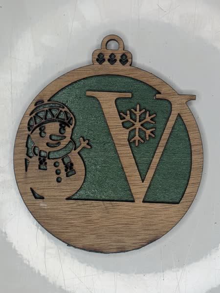 V Bauble Custom Engraved - Image 6