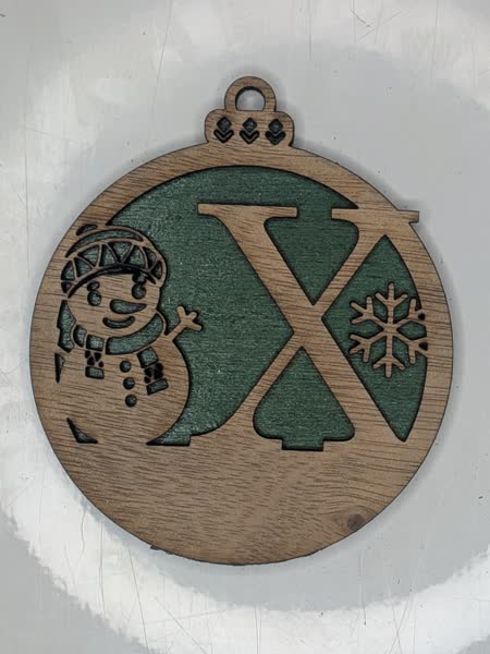 X Bauble Custom Engraved - Image 6