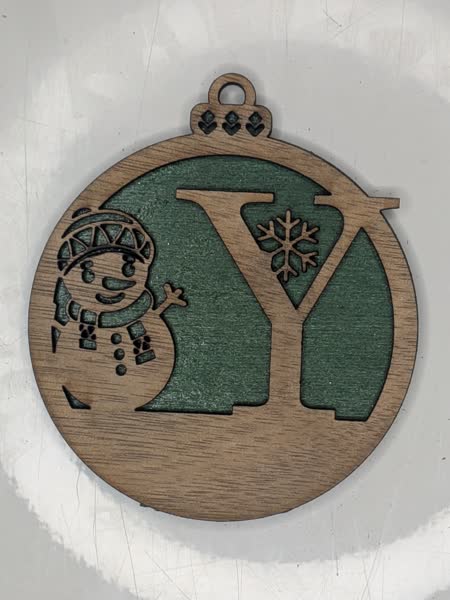 Y Bauble Custom Engraved - Image 6