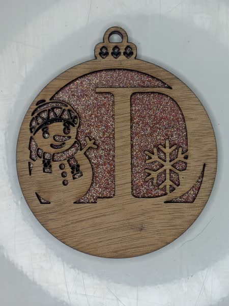 D Bauble Custom Engraved - Image 9