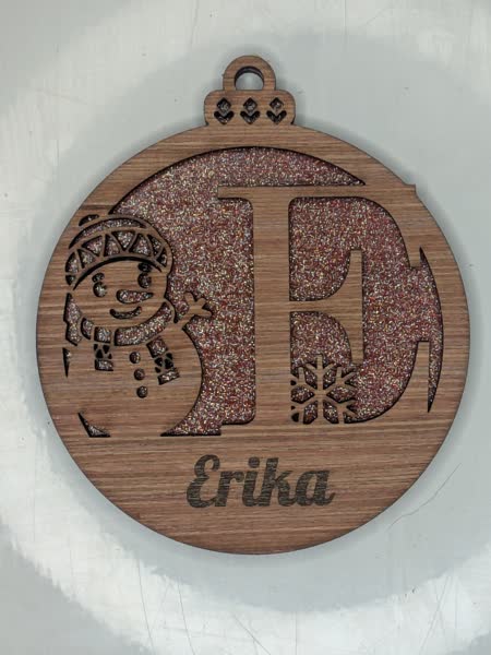 E Bauble Custom Engraved - Image 4