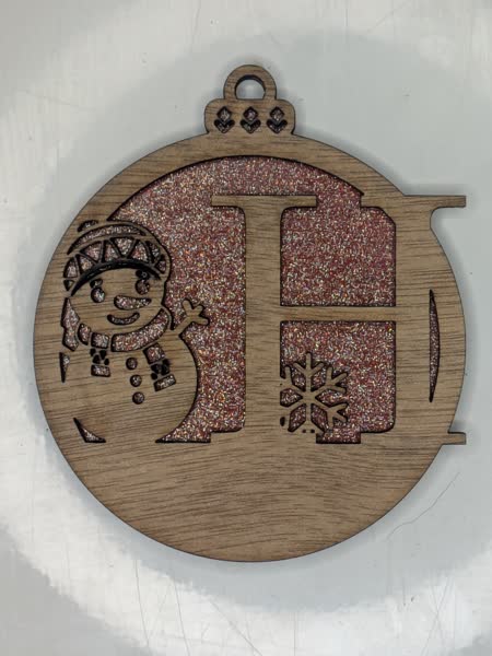 H Bauble Custom Engraved - Image 10