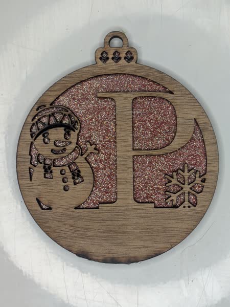 P Bauble Custom Engraved - Image 9
