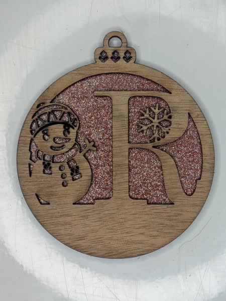 R Bauble Custom Engraved - Image 9