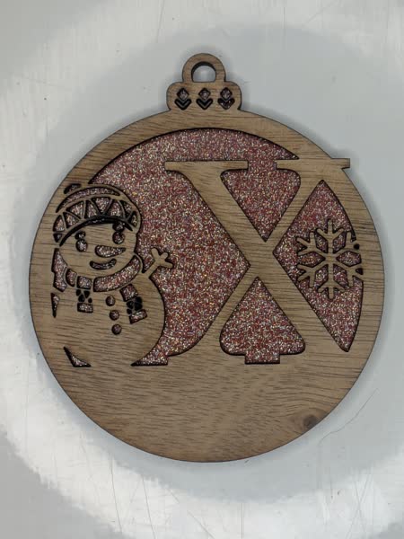 X Bauble Custom Engraved - Image 9