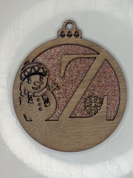 Z Bauble Custom Engraved - Image 8