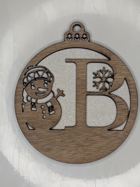 B Bauble Custom Engraved - Image 2