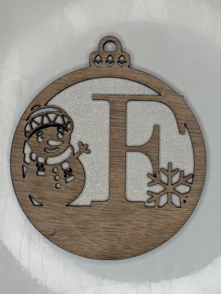 F Bauble Custom Engraved - Image 12