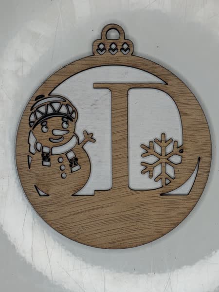D Bauble Custom Engraved - Image 11